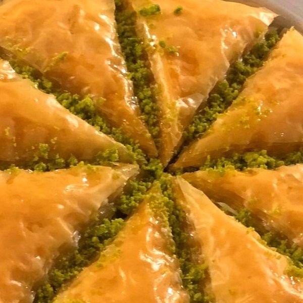 Baklava mit Pistazien, süsser Abschluss des Mezze-Abends