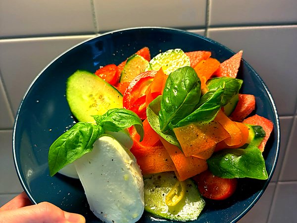 Wassermelonen-Gurken-Salat